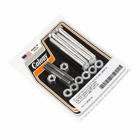 8743-14 Oil Pump Mountong Kit Stock Cad Plated Colony USA