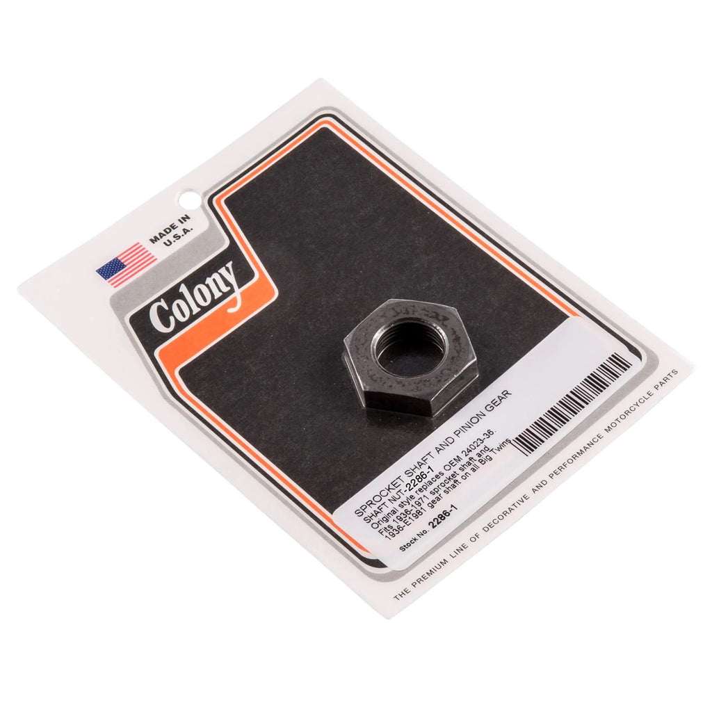 24023-36 Old 364-36 Original Style Sprocket Shaft Nut 2286-1 Colony USA