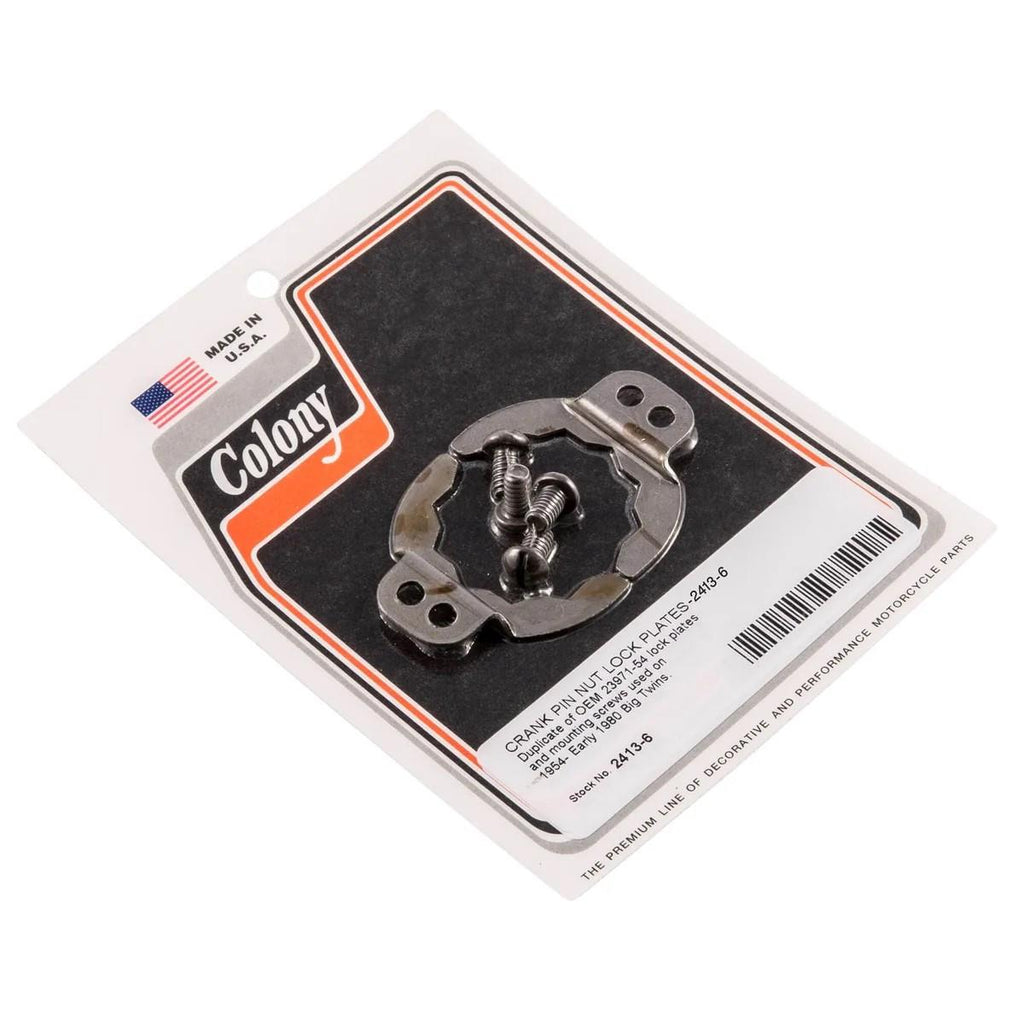 23971-54 Crank Pin Nut Lock Plate Kit Colony USA 2413-6
