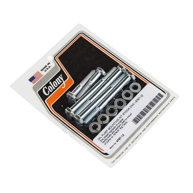 9787-12 Oil Punp Mounting Kit Stock Zinc Plated Colony USA