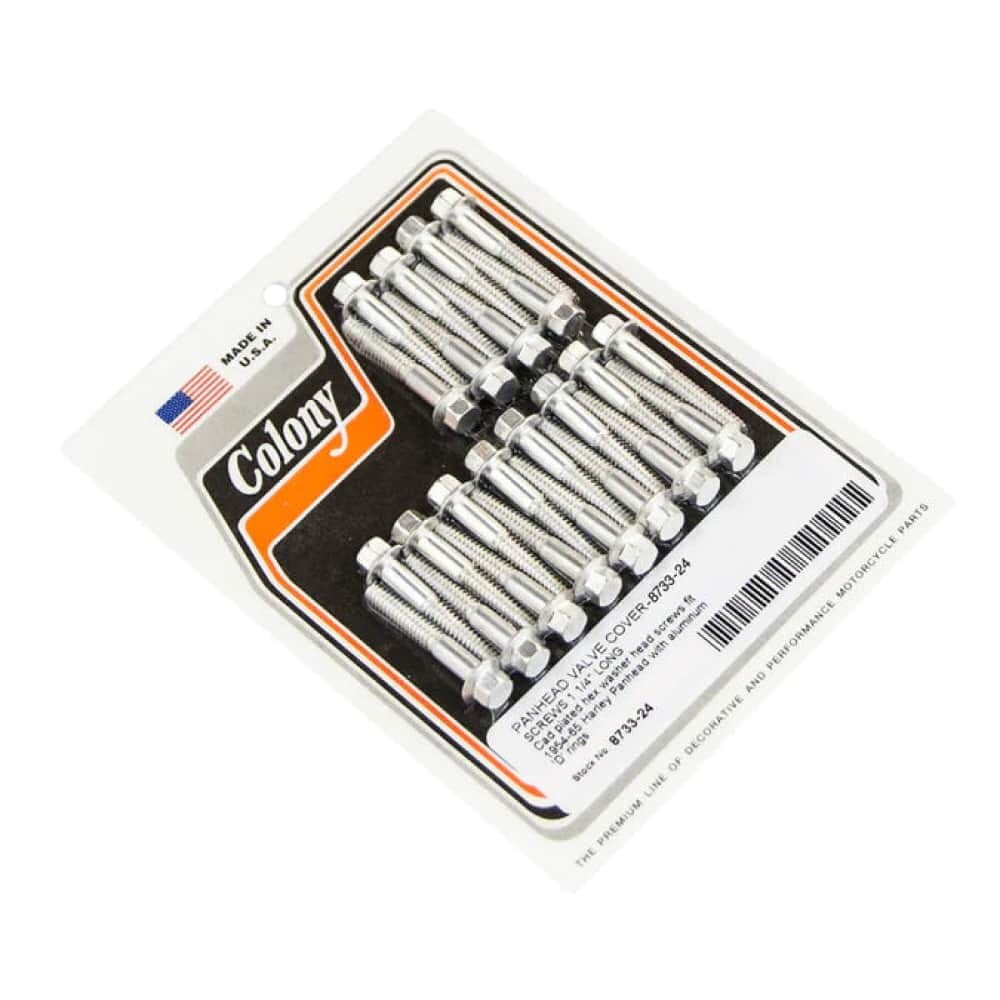 3578W Panhead D-Ring Pan Screw Kit Colony USA 8733-24