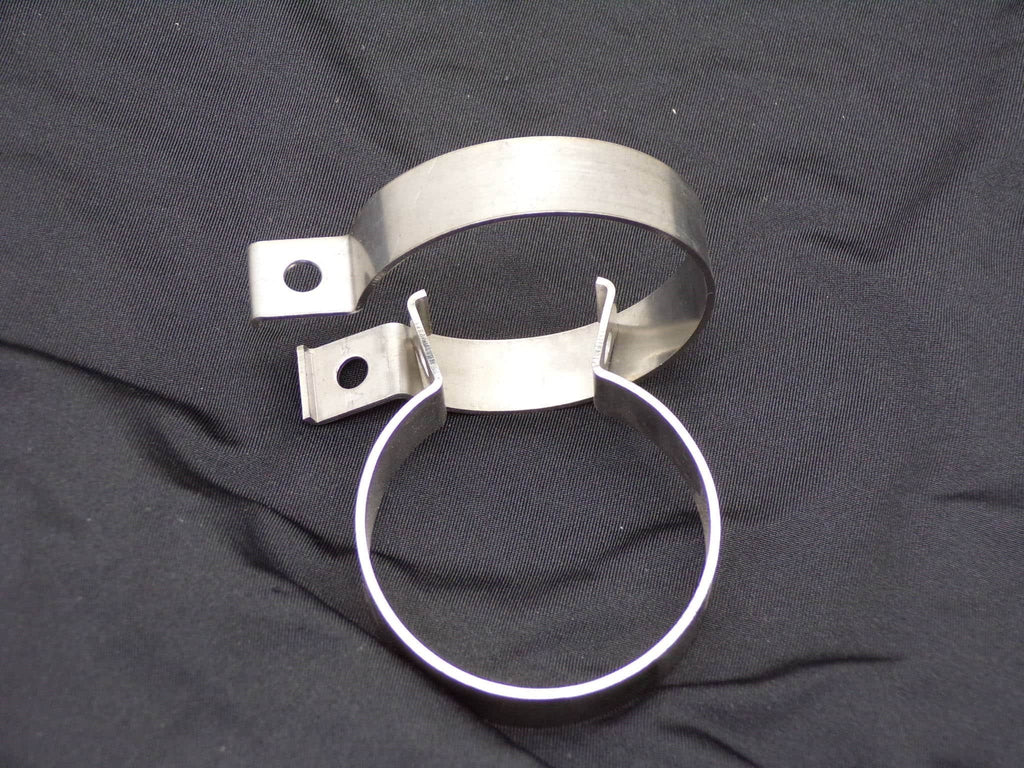 65519-48 Old 1061-48 Panhead Exhaust Pipe To Cylinder Clamp Set