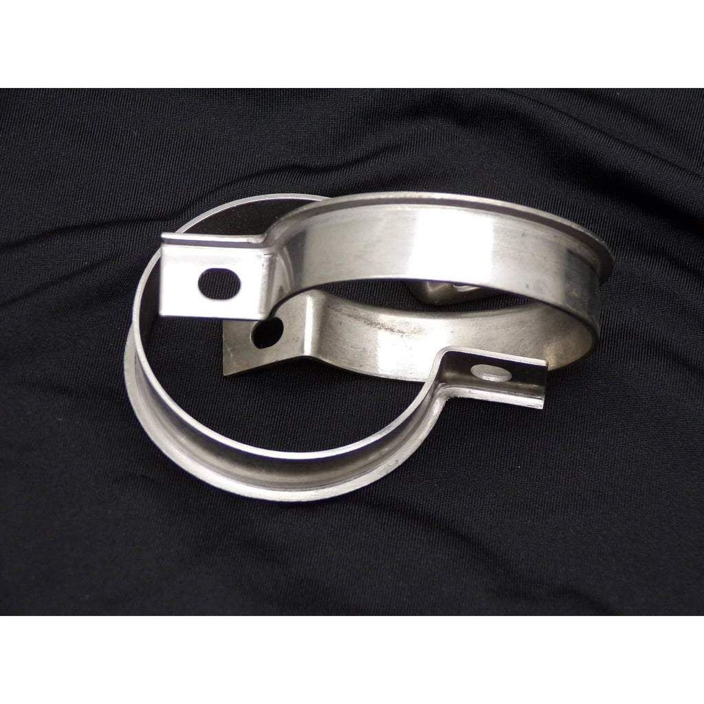 65519-48A Panhead Exhaust Pipe To Cylinder Clamp Set