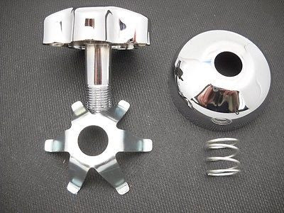 46740-49A PANHEAD STEERING DAMPER KNOB KIT CHROME