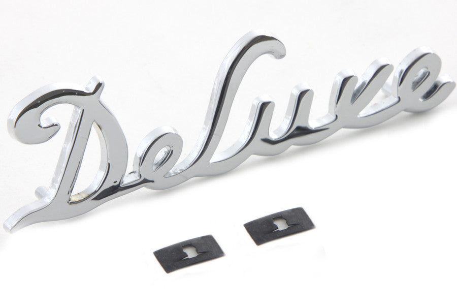 11530-46C Fender Trim Deluxe Emblem Chrome