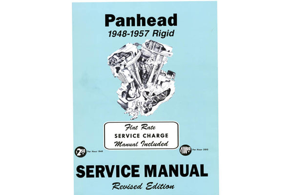 Panhead Factory Service Manual 1948 to 1957 USA Made – Deluxe HD