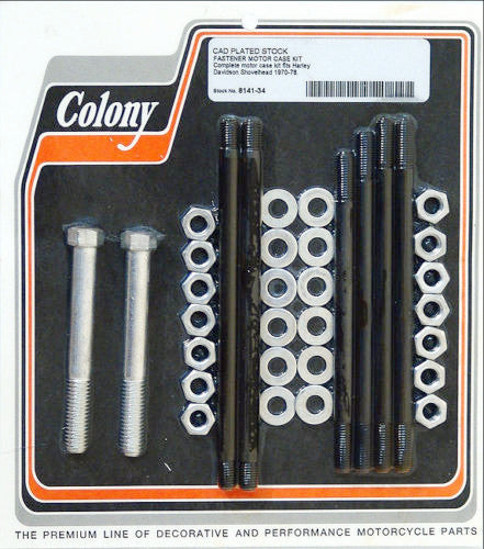 8141-34 1970-1984 DAVIDSON SHOVELHEAD MOTOR CASE KIT PARK & CAD USA MADE