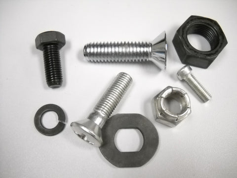 Parkerized Cad & Chrome Hardware Nuts, Bolts, Rivets And More