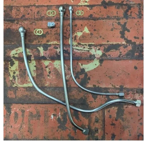 1936 EL OHV Knucklehead Complete Oil Line Kit