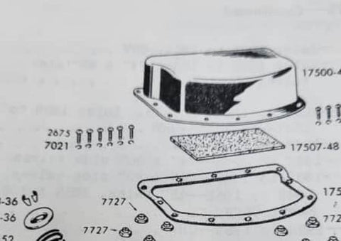 Panhead Pan Cover Screw Kit 1948-1950