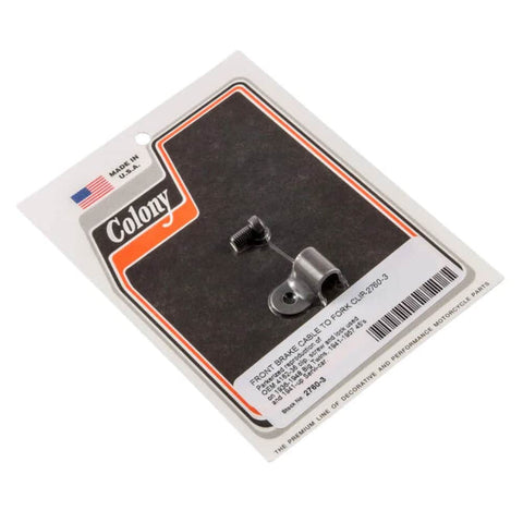 9968 Old 4162-36 Front Brake Cable To Fork Clip 2760-3 Colony USA