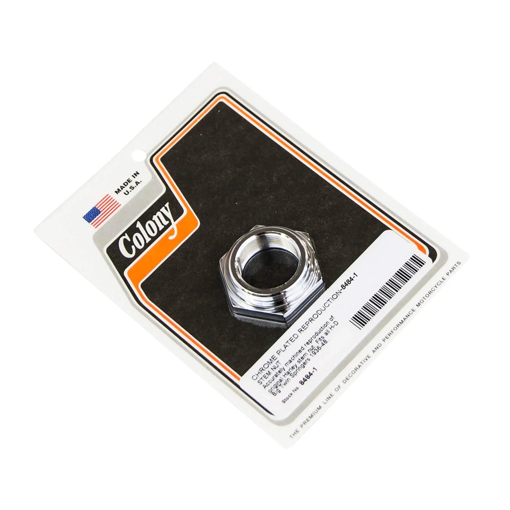 46561-36C Old 2759-36A Chrome Springer Stem Nut Colony USA 8484-1