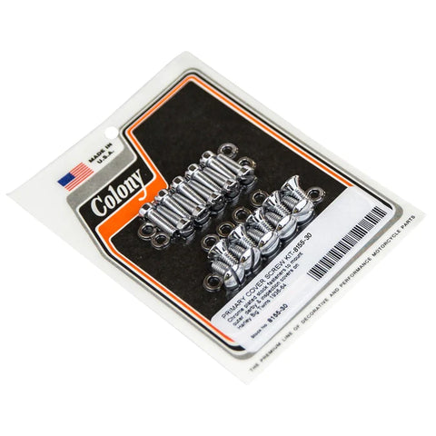 8155-30 Chrome Primary Cover Screw Kit Colony USA