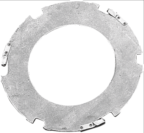 37975-41  Old 2487-41 Steel Clutch Drive Plate With Anti-Rattle Buffers USA Made