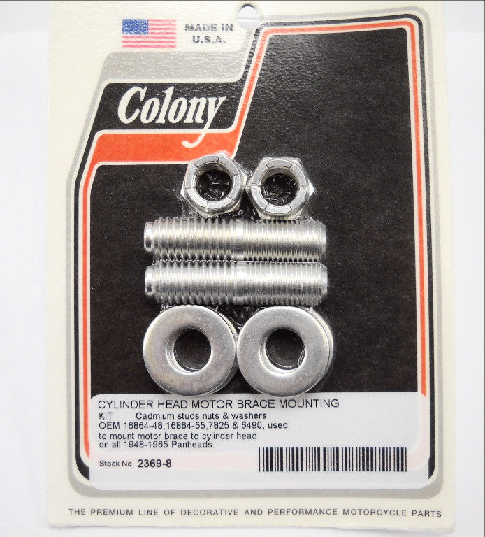 PANHEAD TOP MOTOR MOUNT STUDS, NUTS AND WASHERS 2369-8