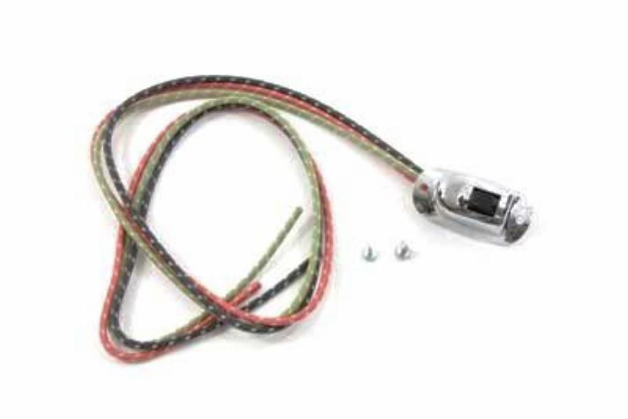 70058-50B Directional 3 Position Internal Wire Handlebar Switch Chrome USA Made