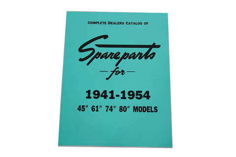SPARE PARTS BOOK FOR 1941-1954 SIDE VALVE MODELS