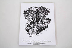 SPARE PARTS BOOK FOR 1958-1968 FL - FLH BIG TWINS
