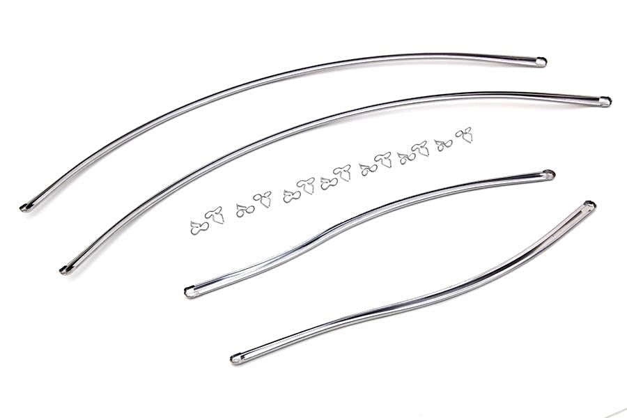 59200-39 Old 3762–39 & 3762–39A & 3762–39A & 3761–39B Stainless Rear Fender Trim