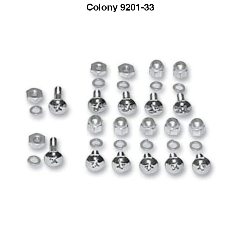 9201-33 Windshield Hardware Kit Colony USA