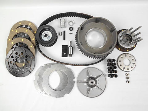 1965-1967 Complete 3 Or 5-Stud Electric Start Primary Belt Drive Kit With Belt Idler Pulley