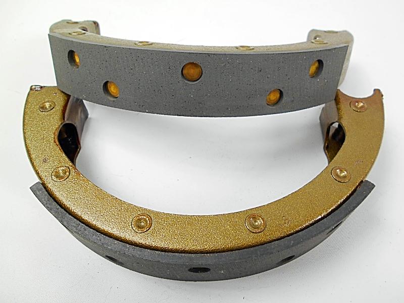 44402-36A Old 4040–36A Spring Fork Front Brake Shoes Riveted