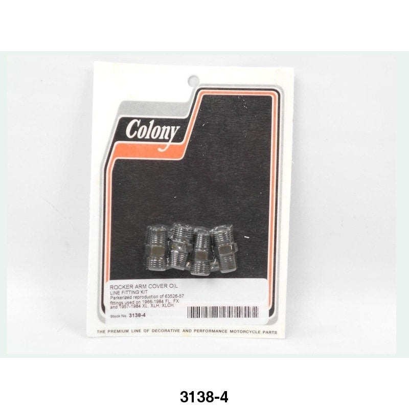 63526-57 Colony 3138-4 Oil Line Fitting Rubber Compression Kit Of 4