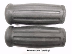 56204-35 OLD 3310-33B 1936-1949 KNUCKLEHEAD PANHEAD SPRINGER HANDLEBAR GRIPS BLACK CLOTH WRAP INSIDE