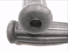 56204-35 OLD 3310-33B 1936-1949 KNUCKLEHEAD PANHEAD SPRINGER HANDLEBAR GRIPS BLACK CLOTH WRAP INSIDE