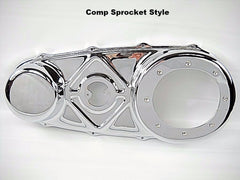 KNUCKLEHEAD FLATHEAD PANHEAD CHROME OUTER PRIMARY COVER