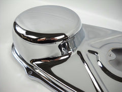KNUCKLEHEAD FLATHEAD PANHEAD CHROME OUTER PRIMARY COVER