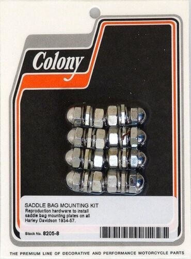 8205-8 Saddlebag To Fender 4-Hole Per Plate Mounting Kit